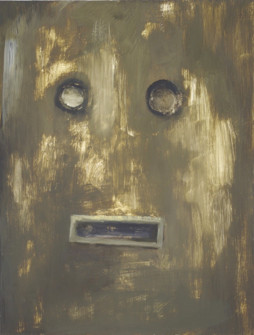 Mask (2012), 37.6 x 28.5 cm, oil on panel (private collection)