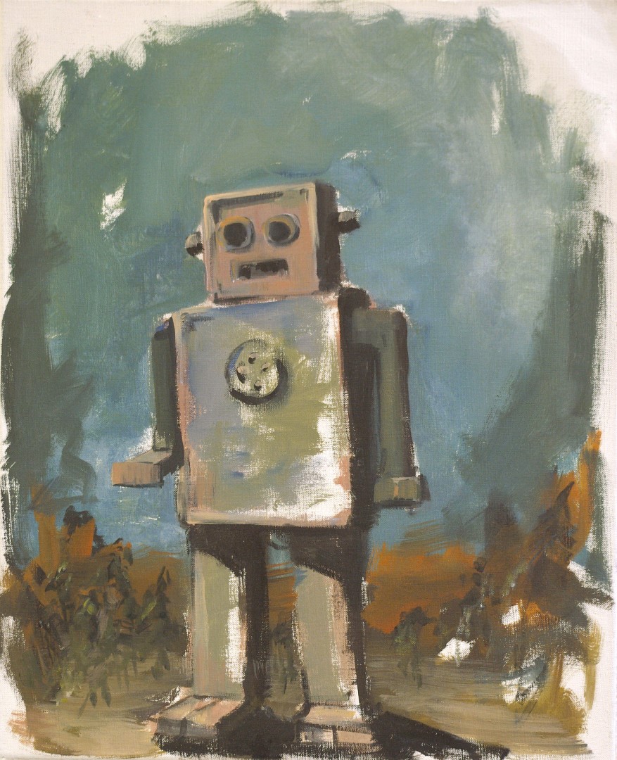 Colossus (2009), 40 x 30 cm, oil on linen (private collection)