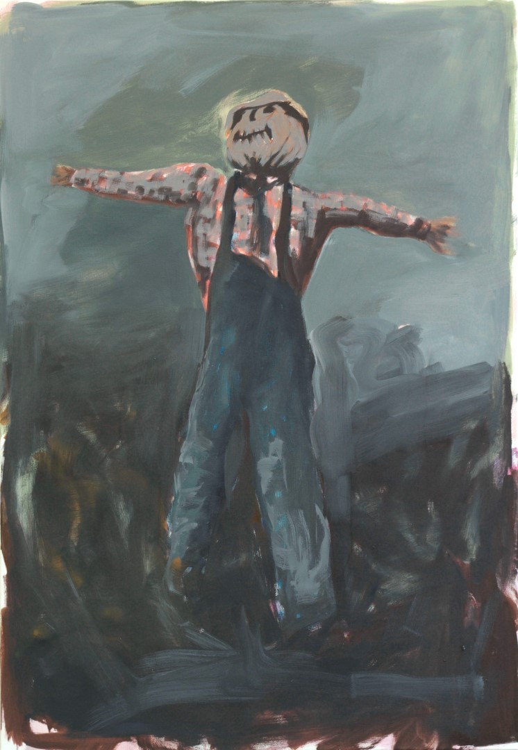 Driftwood (2008), 130 x 95 cm, oil on linen (collection J. Hagenaar)