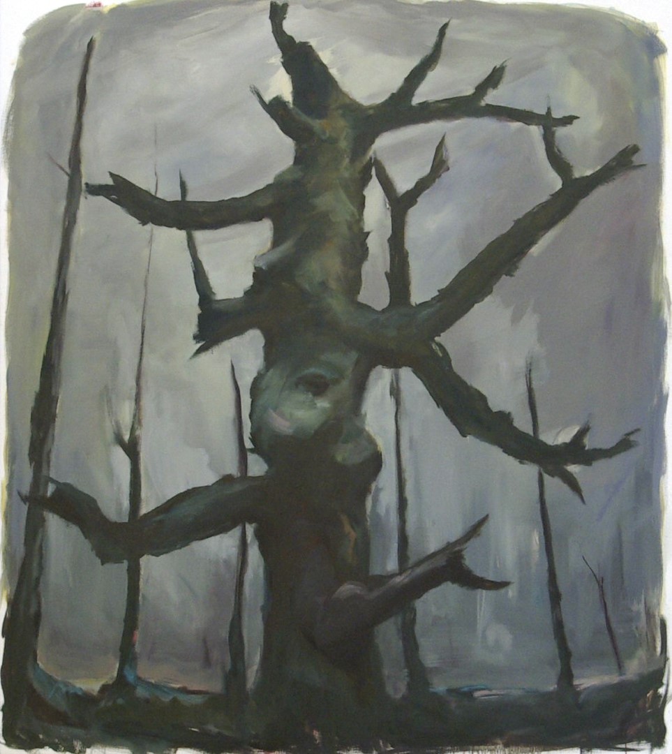 Poltergeist (2008), 180 x 160 cm, oil on linen