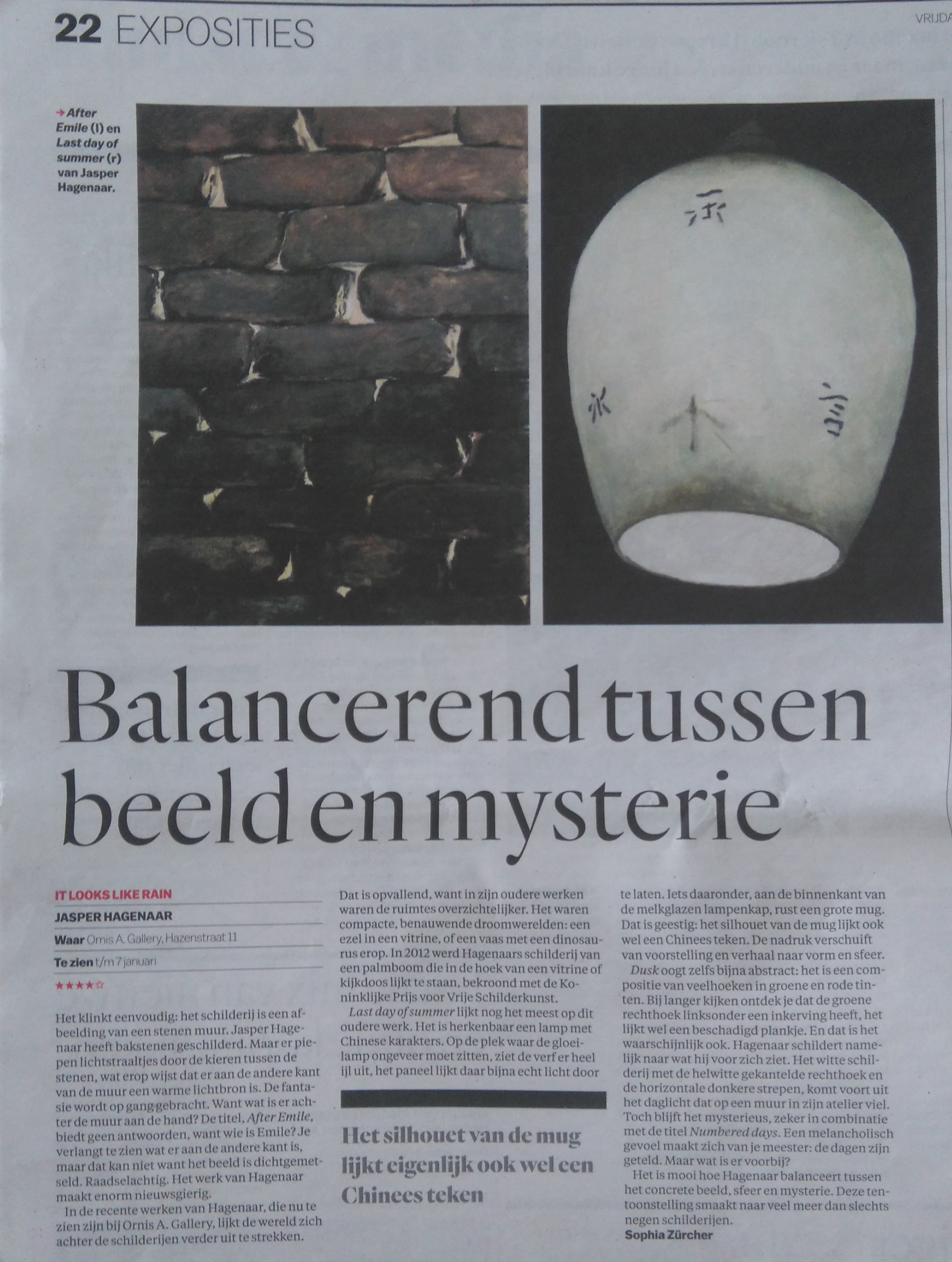 Parool article